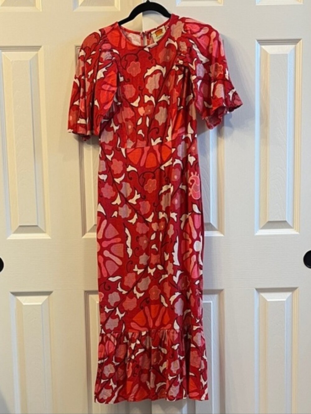 Farm Rio Red Midi Dress - Picture 4 of 10